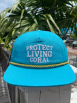 "Protect Living Coral" Flat Brim Hat