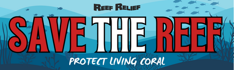 "Save the Reef" Bumper Sticker