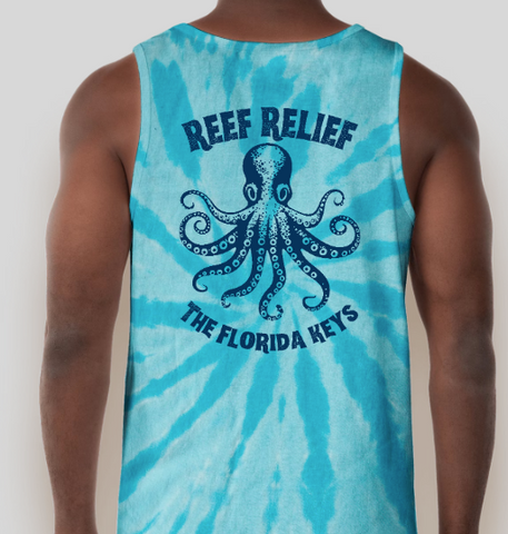 "Save the Reef" Tie Dye Tank Top