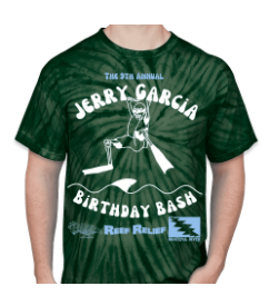 9th Annual Jerry Garcia Birthday Bash Limited Edition T