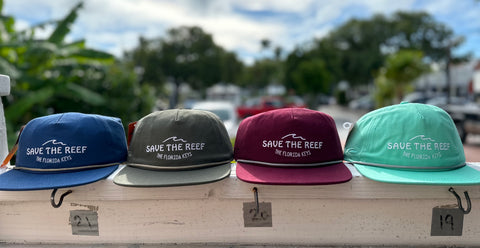 "Save the Reef" Flat Brim Hat